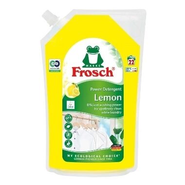 Veļas mazgāšanas līdzeklis baltiem audumiem Frosch, 1,5 L