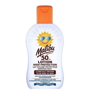Saules aizsargkrēms SPF50 bērniem Malibu, 200 ml