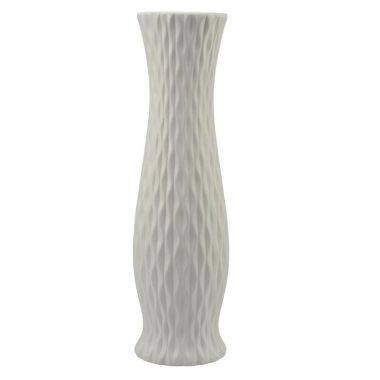 Keramikas vāze balta BW61, 61 cm