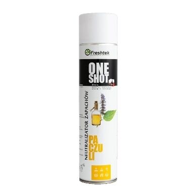 Gaisa atsvaidzinātājs One Shot pačūlija Freshtek, 600 ml