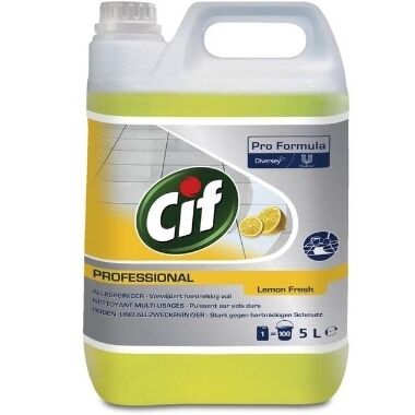 Universāls tīrīšanas līdzeklis Lemon Fresh CIF, 5 L