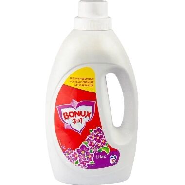 Šķidrais veļas mazgāšanas līdzeklis Lilac Bonux, 1,485 L