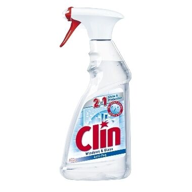 Anti-Fog stikla virsmu tīrīšanas līdzeklis Clin, 500 ml