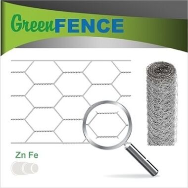 Žogs hexagonāls 1,5x10m rullis, 25-hex mm acs