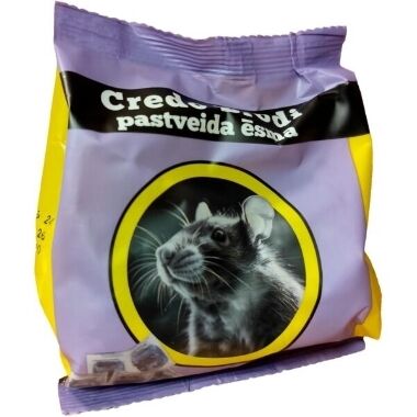 Žurku un peļu inde pastveida ēsma Credo, 150 g