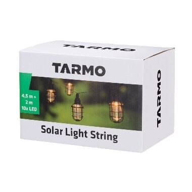 Solārlampu virtene Industrial Tarmo, 10 gab.