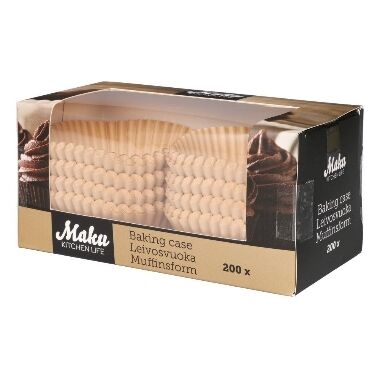 Papīra kēksiņu formas Maku, 200 gab.