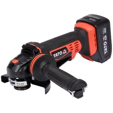 Akumulatora leņķa slīpmašīna 18V, 2x3Ah YT-82828, Yato