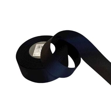 Lenta rievota melna, 38mm x 22m