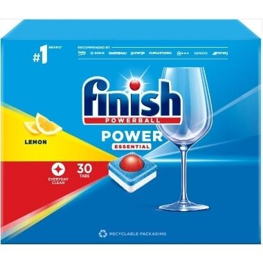 Tabletes trauku mazgāšanas automātiem Power Lemon Finish, 30 gab.