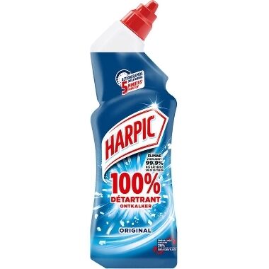 ātras darbības atkaļķošanas gēls tualetes podam Original Harpic, 750 ml