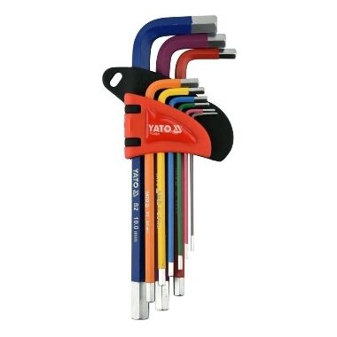 Seškanšu atslēgu komplekts YT-05631, 1,5-10 mm, Yato, 9 gab.
