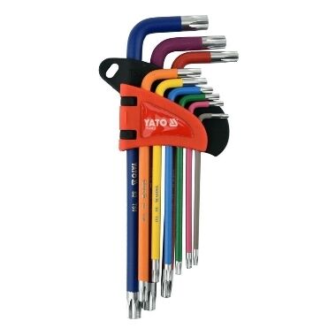 Torx skrūvgriežu komplekts T10-T50, YT-05633 Yato, 9 gab
