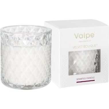 Aromātiskā svece stikla traukā Velvet bouquet, Valpe