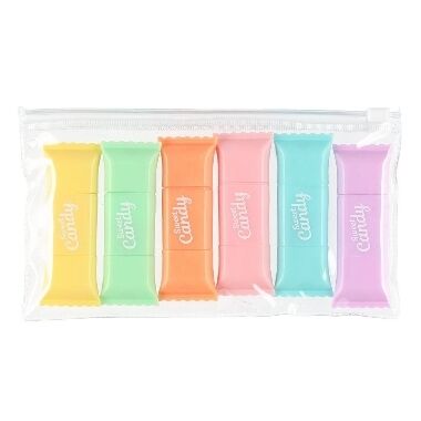 Marķieru komplekts Candy Kapel, 6 gab.