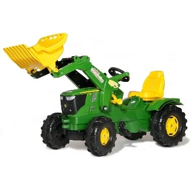 Rotaļu minamais traktors John Deere 6210R, Rolly Toys