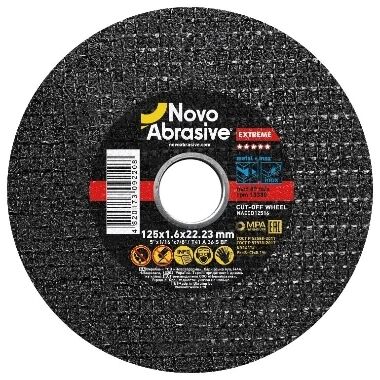 Griezējdisks 41 125x1,6x22,23mm Extreme, Novo Abrasive