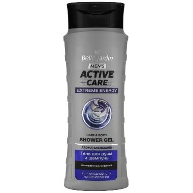 Dušas želeja un šampūns vīriešiem, Extreme energy, Belle Jardin, 400 ml