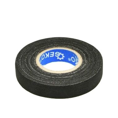 Auduma izolācijas lente kabeļu saišķiem 15mm x 15m, Geko