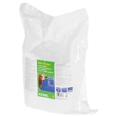 Mitrās salvetes tesmenim 20x20 cm Uddero Clean rezerve Kerbl, 1000 gab.