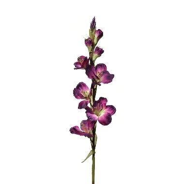Mākslīgais zieds gladiola violeta, 85 cm