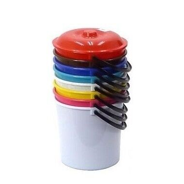 Plastmasas spainis ar vāku 10 L West, 1 gab.
