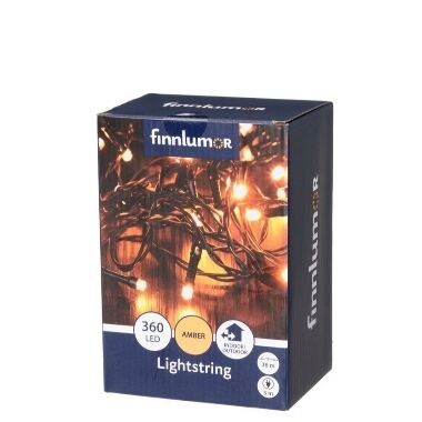Spuldzīšu virtene dzintara 360 LED, Finnlumor