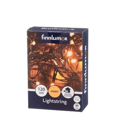 Spuldzīšu virtene dzintara 120 LED, Finnlumor