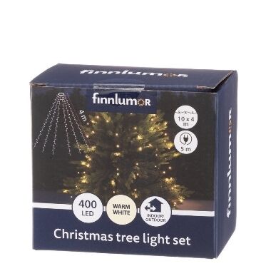 Lampiņu virtene Ziemassvētku eglei 400 LED, Finnlumor