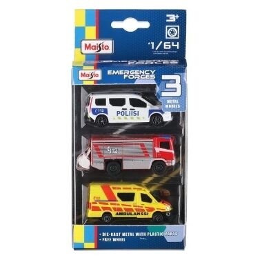 Rotaļu avārijas transportlīdzekļi Maisto, 3 gab.