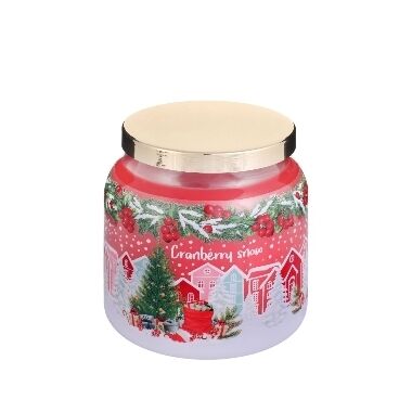 Aromātiskā svece Cranberry snow, Bartek