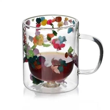 Borosilikāta stikla krūze Peter Flowers, 300 ml