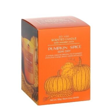 Aromātiskā svece Pumpkin Spice semi dry, Bartek