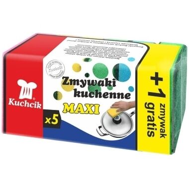 Trauku mazgājamās švammītes Maxi Kuchcik, 6 gab.