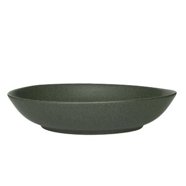 Akmens keramikas šķīvis zaļš Maku, 23 cm
