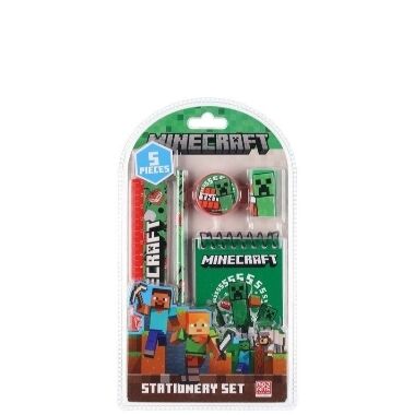 Skolas piederumu komplekts Minecraft, 5 gab.