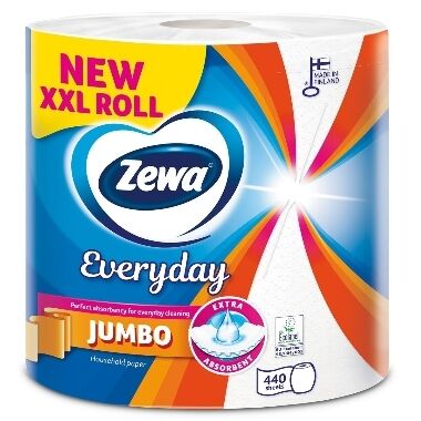 Virtuves dvielis Everyday Jumbo Zewa, 440 loksnes