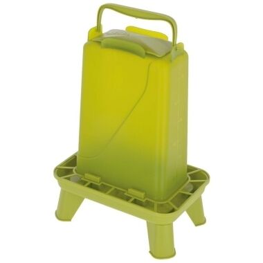 Taisnstūrveida putnu barotava zaļa Kerbl, 3,5 L