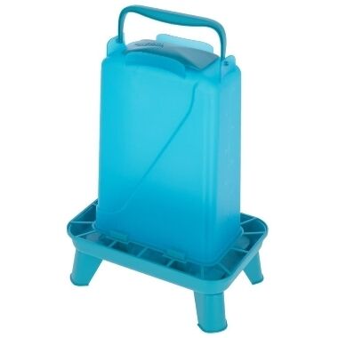 Taisnstūrveida putnu barotava zila Kerbl, 5,5 L