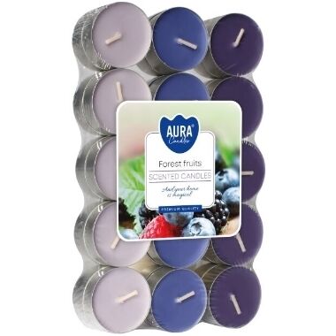 Aromātiskās tējas sveces Forest Fruits Aura, 30 gab.