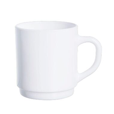Stikla krūze balta Luminarc, 290 ml