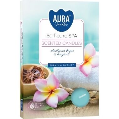 Aromātiskās tējas sveces Sefl care SPA Aura, 6 gab.