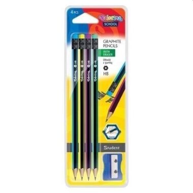 Parasto zīmuļu komplekts ar zīmuļu asināmo, Colorino