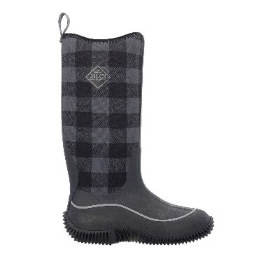 Sieviešu zābaki Hale melni rūtaini, Muck Boots