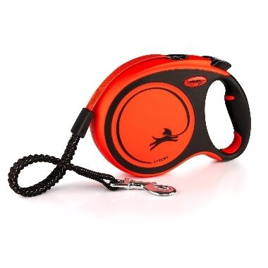 Pavada Xtreme oranža L Flexi, 8 m