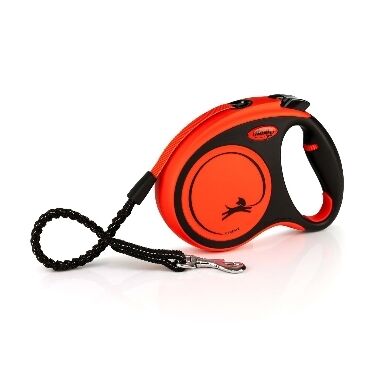 Pavada Xtreme oranža M Flexi, 5 m