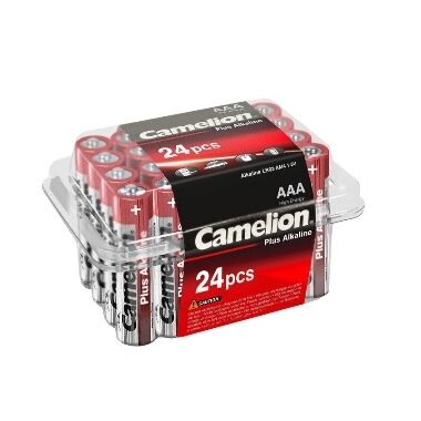 Baterijas Plus AAA, 1.5 V Camelion, 24 gab.