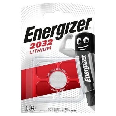 Litija baterija CR2032, 3 V Energizer, 1 gab.