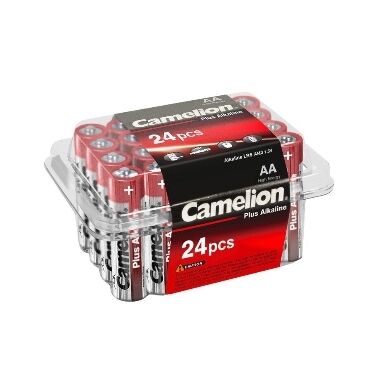 Baterijas Plus AA, 1.5 V Camelion, 24 gab.
