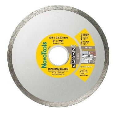 Dimanta griezējdisks NovoTools Basic 125x22,23 mm, Novo Abrasive